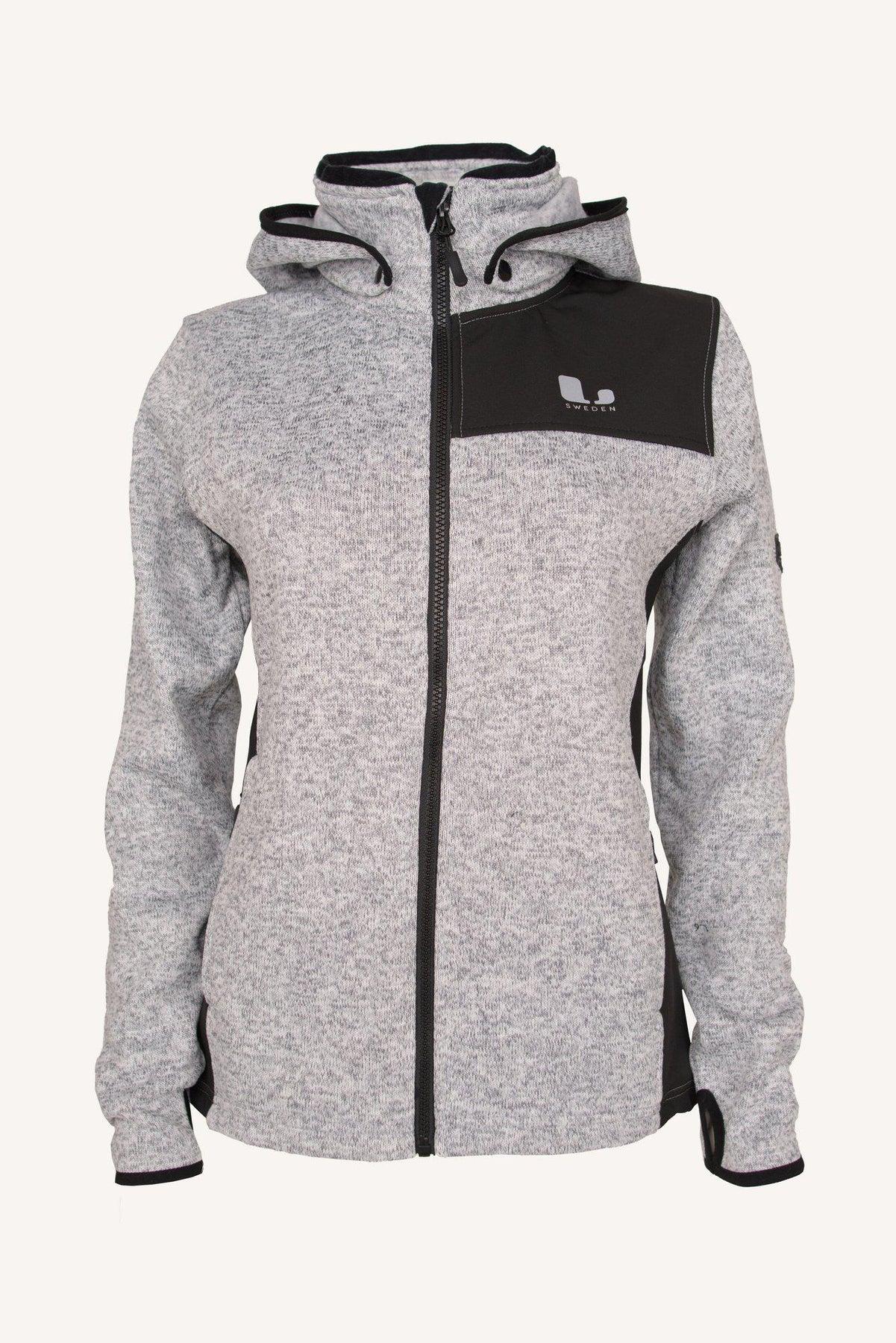 BORMIO flíspeysa Grá - Kvenna