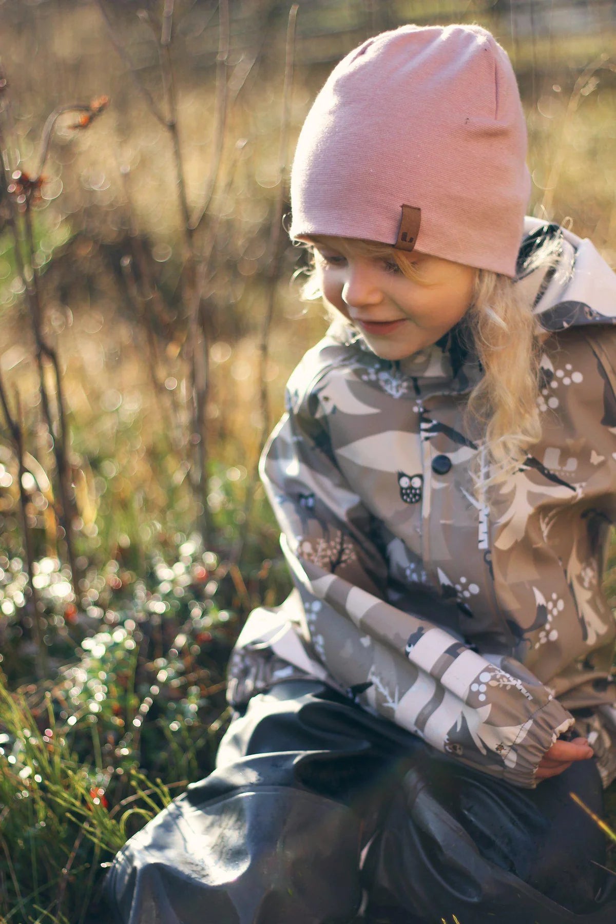LEKSAND húfa Ljósbleik